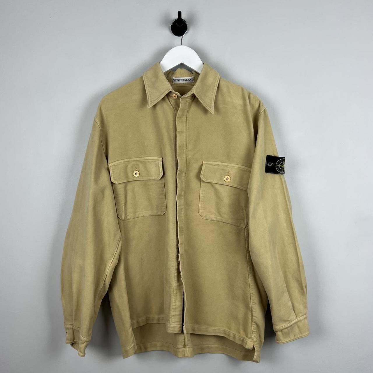 Stone Island 90’s Mole Skin Over Shirt (L)