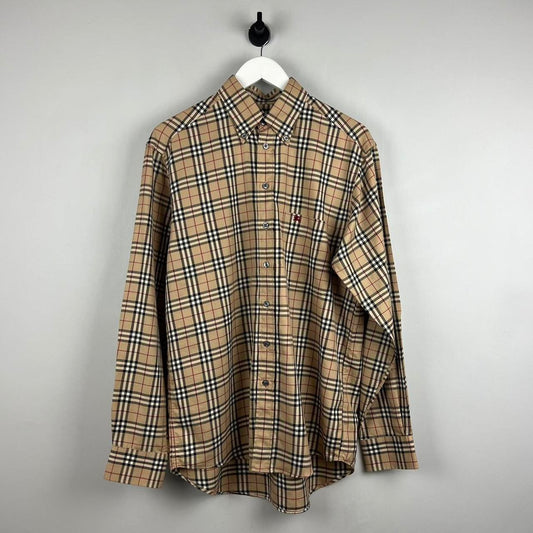 00s Burberry Nova Check LS Shirt (M)