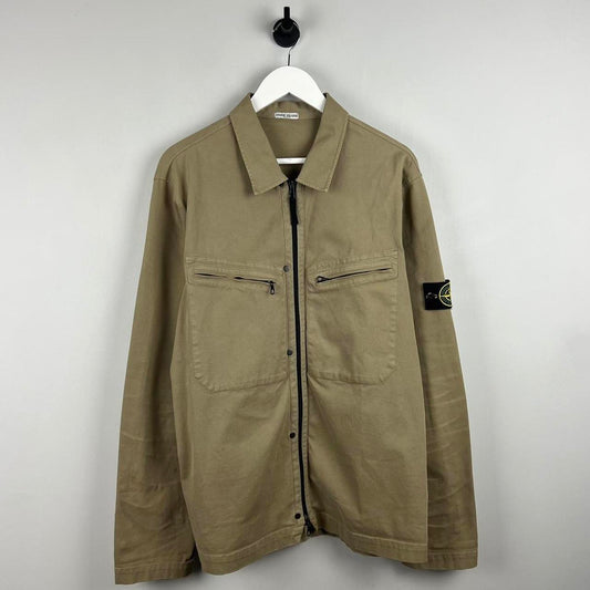 00s Stone Island Zip Overshirt (XL)