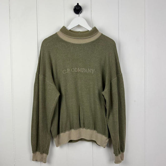 90s CP Company Mock Neck Jumper (M)