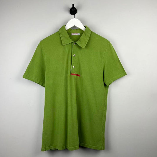 00’s Prada Sport Logo Polo Shirt (L)