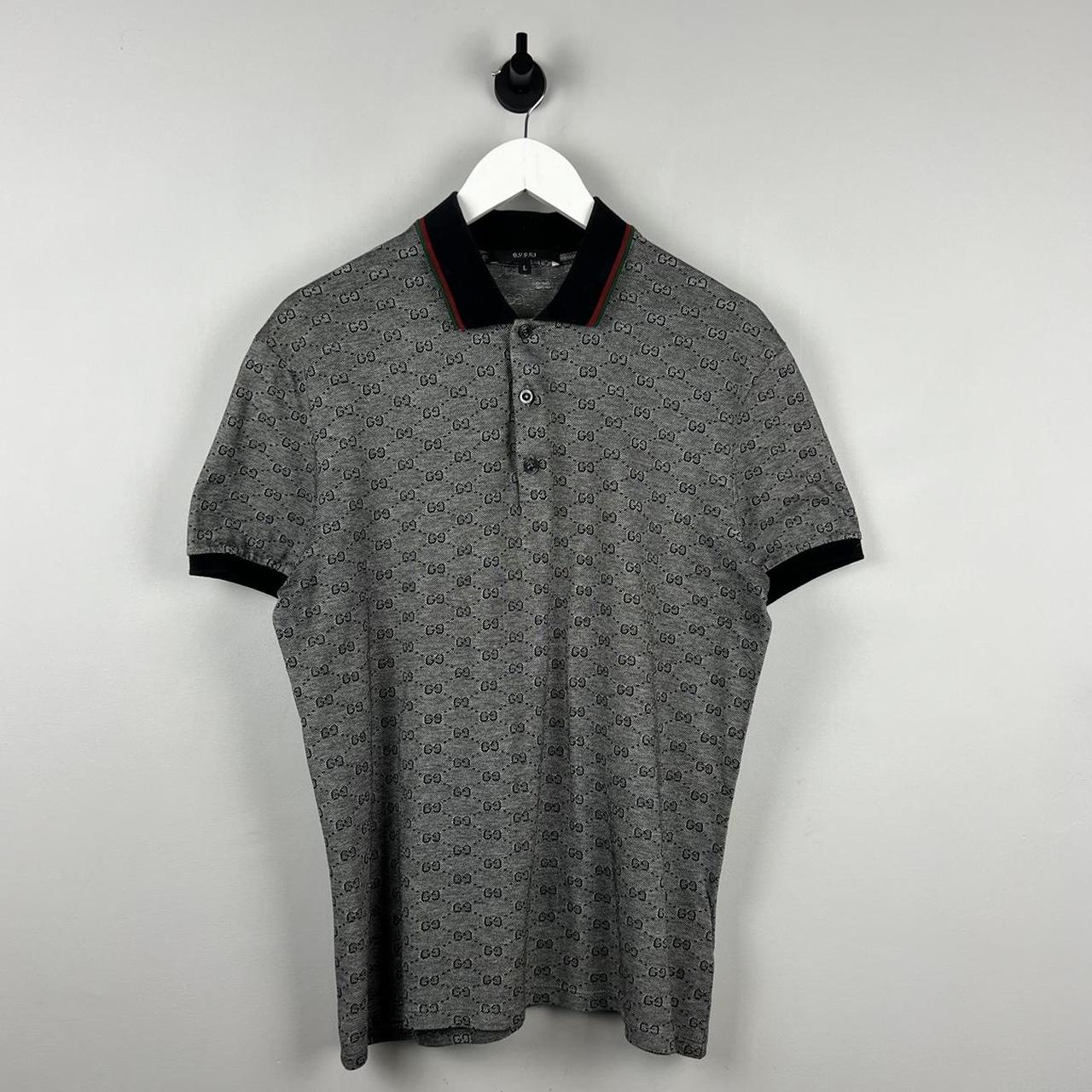 00’s Gucci Monogram Polo Shirt (M)