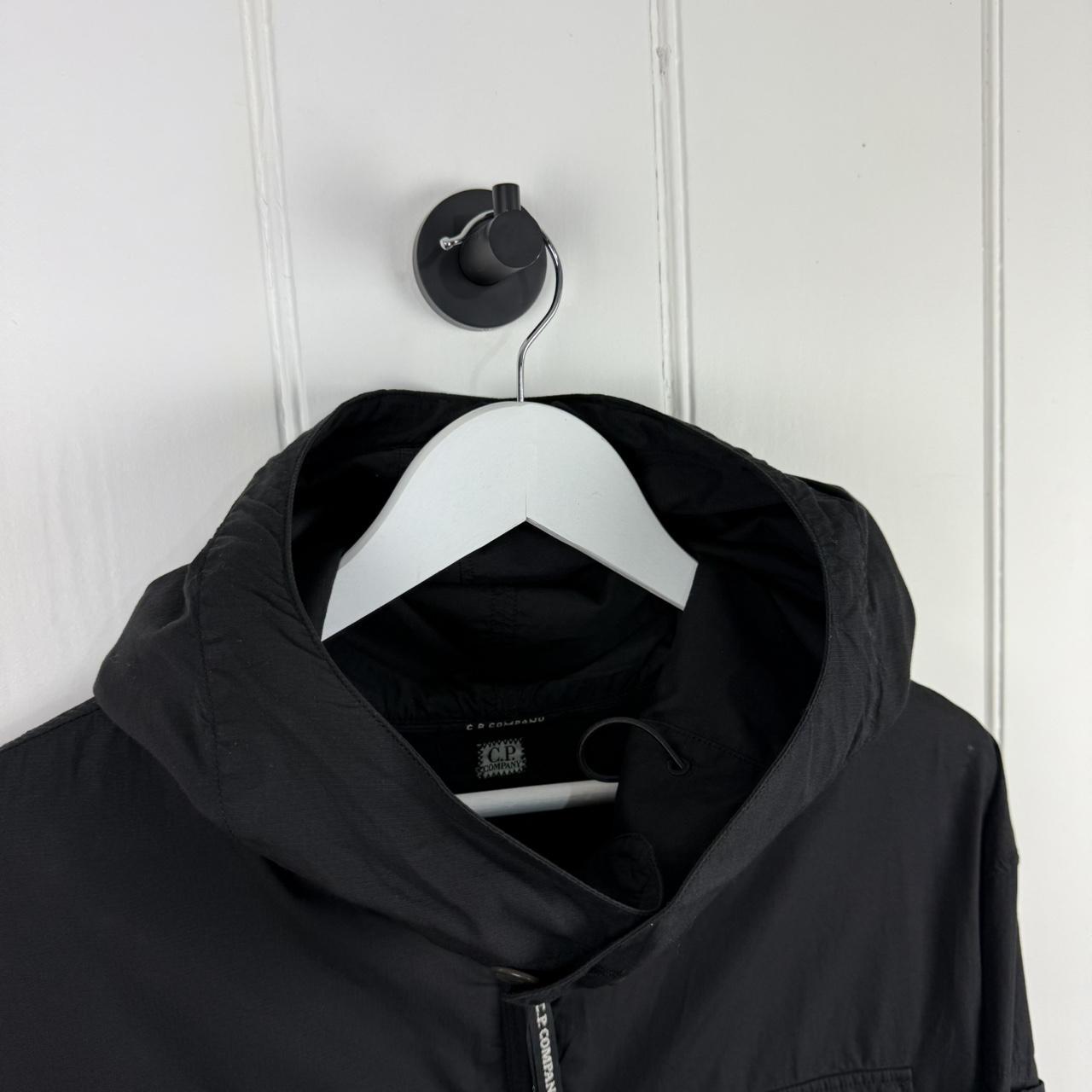 C.P. Company Lens Sleeve Overhead Smock Jacket Black (L)