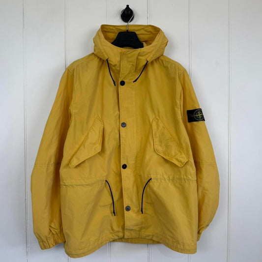 Stone Island Yellow Micro Reps Parka Jacket (L)