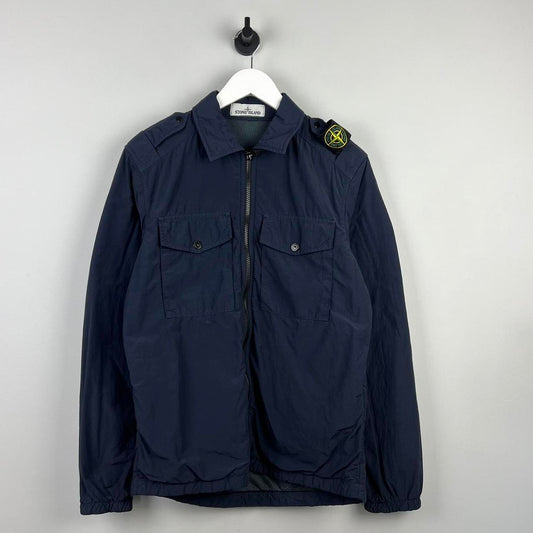 Stone Island Nylon Zip Over Shirt (S)