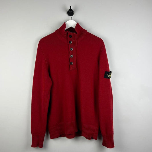 Stone Island Knit Quarter Zip Jumper (L)