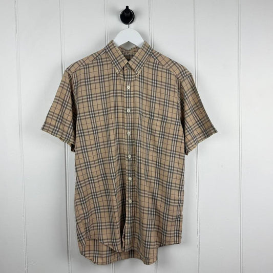 Vintage Burberry Nova Check Shirt SS (M)