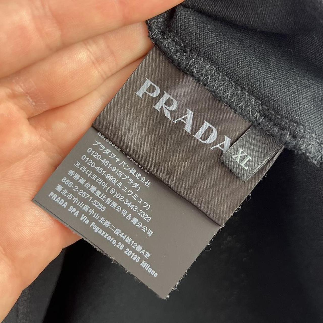 Prada Milano Red Tab Polo Shirt (L)