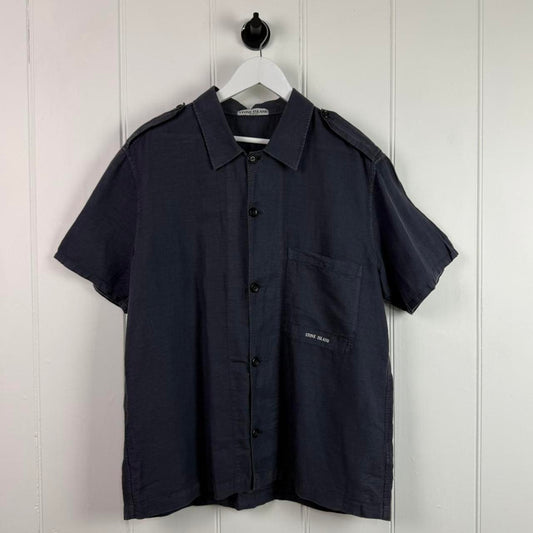 00s Stone Island Linen Shirt (XL)