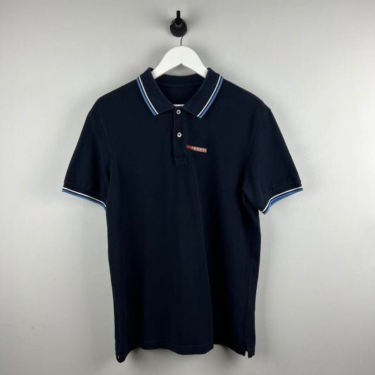 Prada Sport Logo Polo Shirt (L)