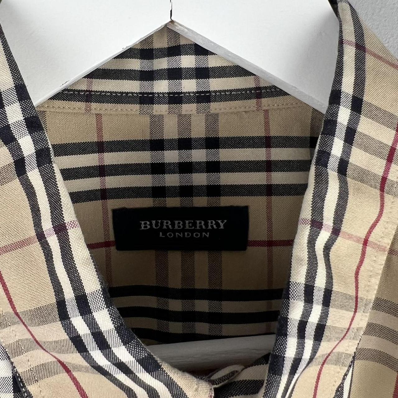 90’s Burberry Nova Check Logo Shirt SS (L/XL)