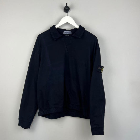 00’s Stone Island Collared Jumper (M)