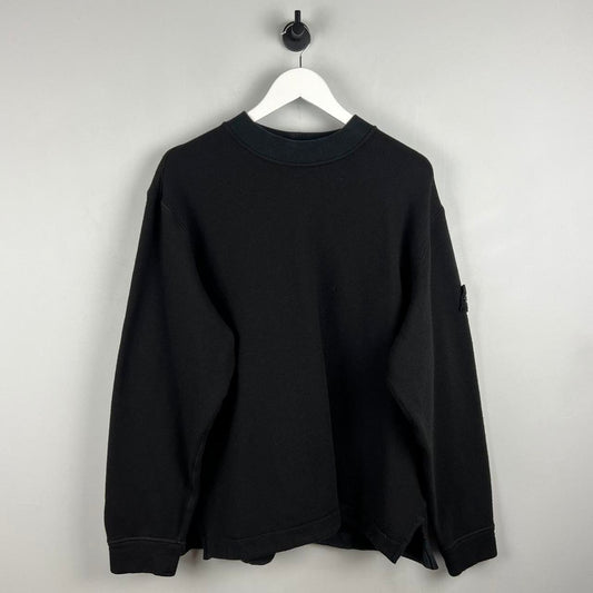 Stone Island Mock Neck Lana Wool Ghost Jumper (XXL)