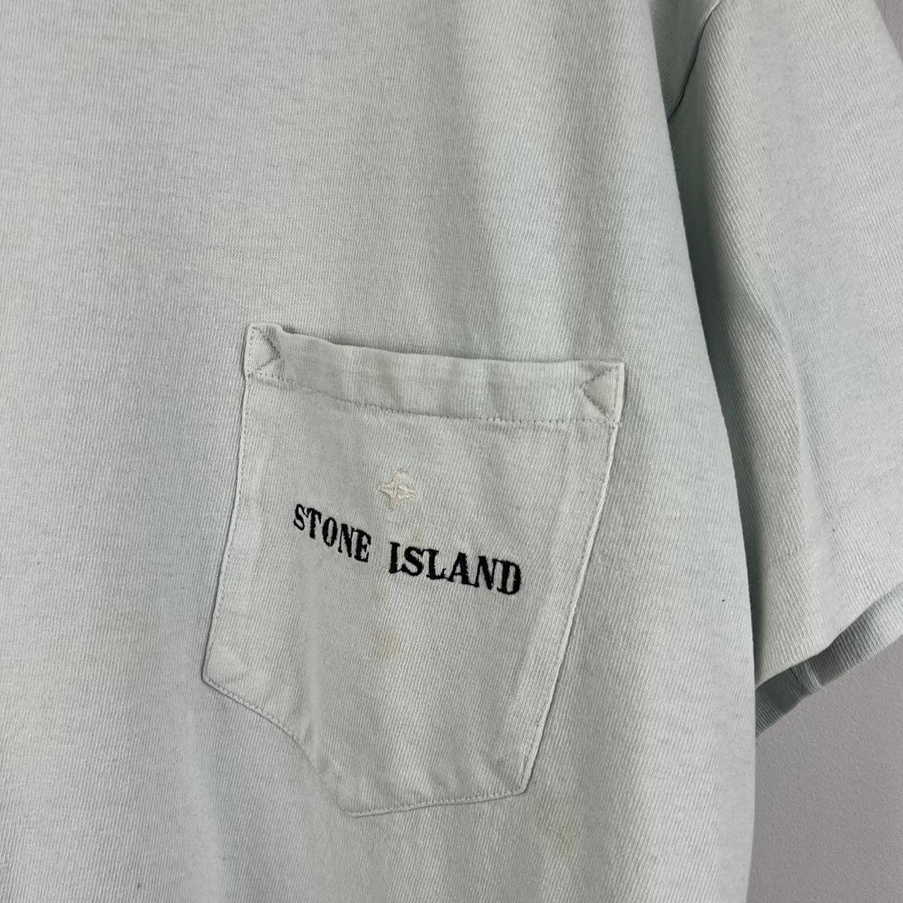 90’s Stone Island Embroidered Logo T-shirt (XL)