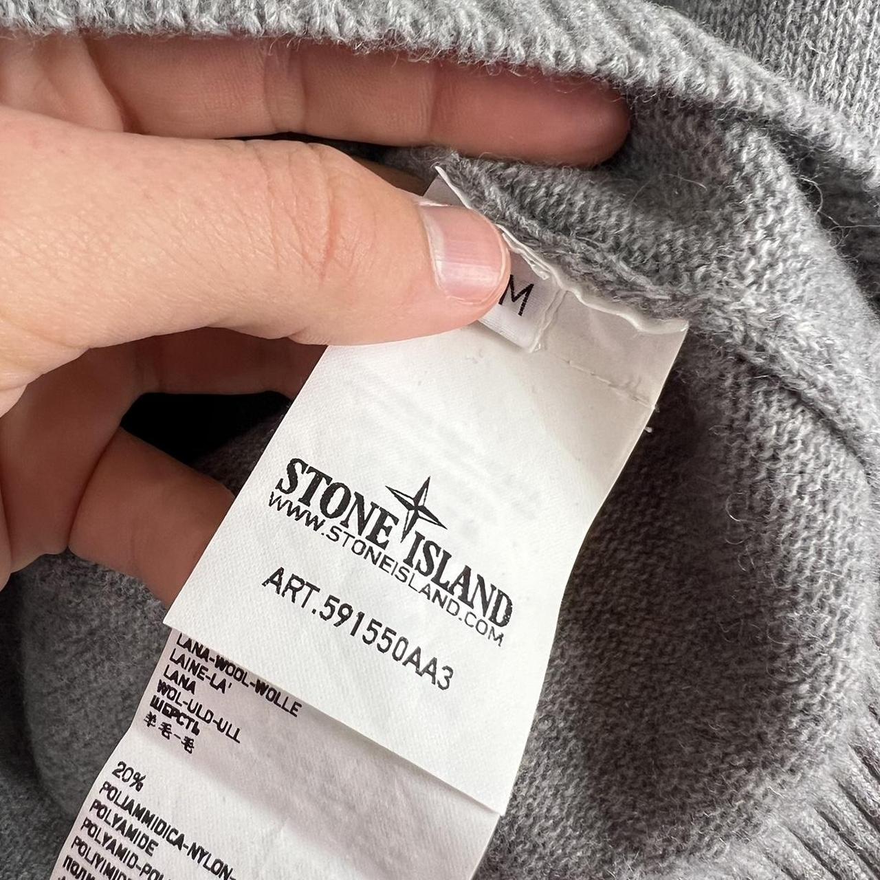 Stone Island Grey Knit Jumper (S)