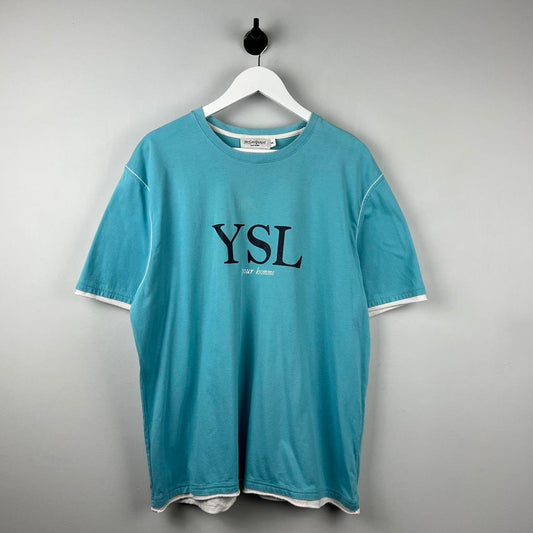 00’s YSL Logo T-shirt (XL)