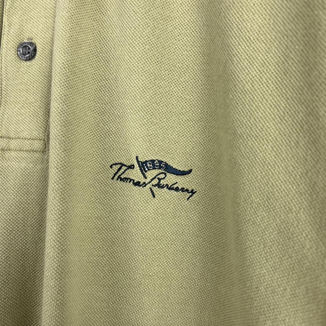 90’s Thomas Burberry Logo Polo Shirt (M)