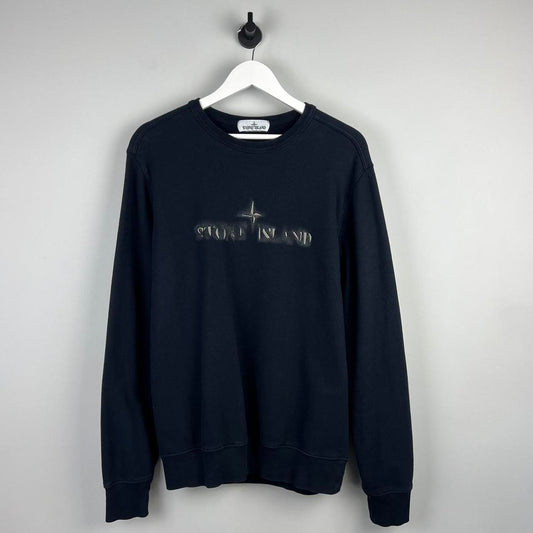 Stone Island Fade Logo Sweatshirt (L)