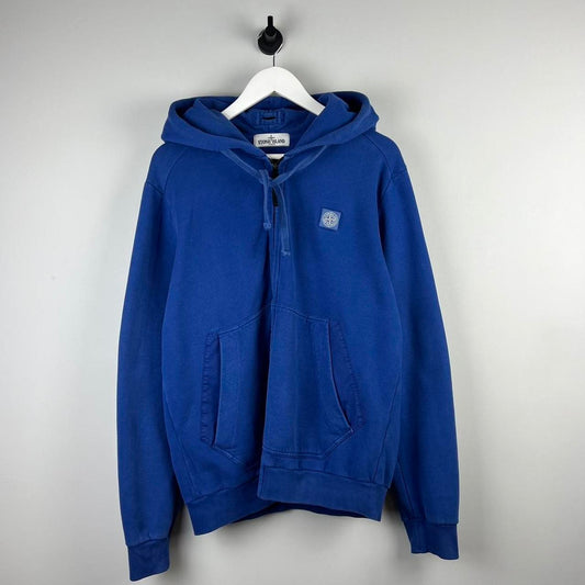 Stone Island Compass Logo Zip Hoodie (XL)