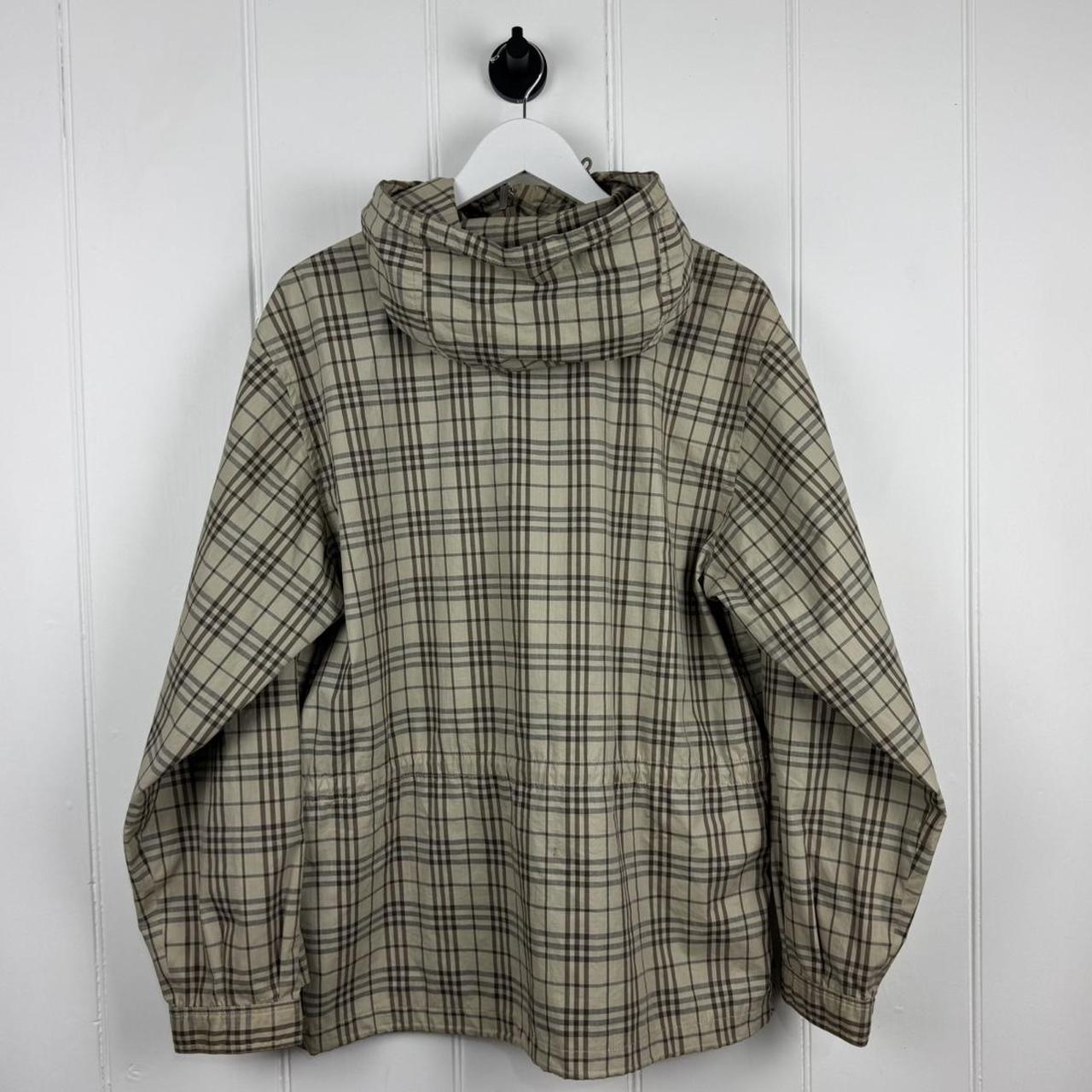 Burberry Checkered Parka Jacket (L)
