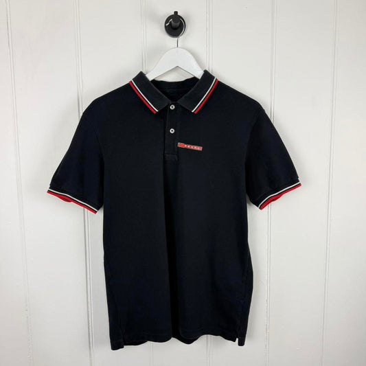 Prada Sport Logo Polo Shirt (L)