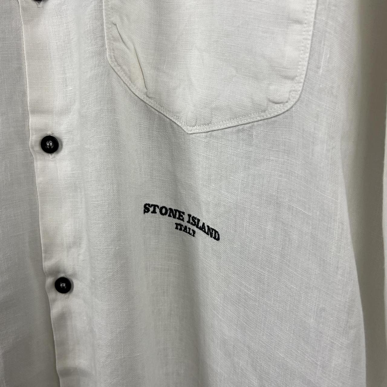 00s Stone Island Linen Shirt SS (XXL)