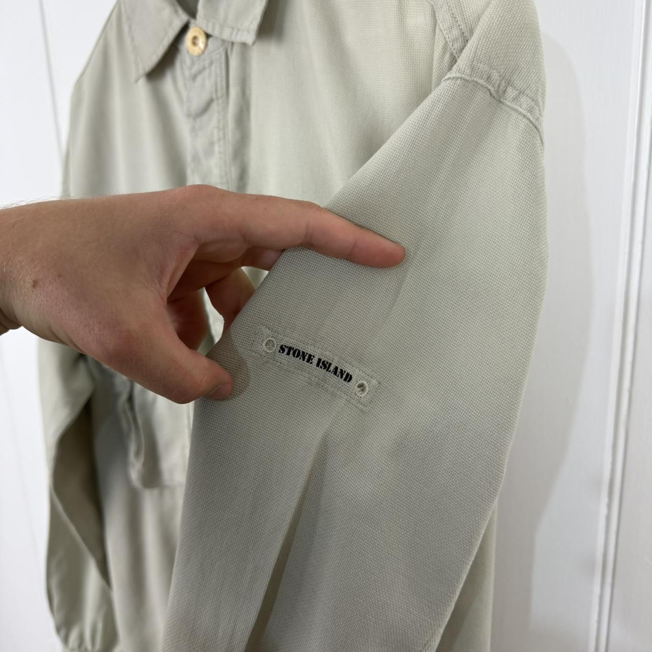 Late 90’s Stone Island Linen Over Shirt (L)