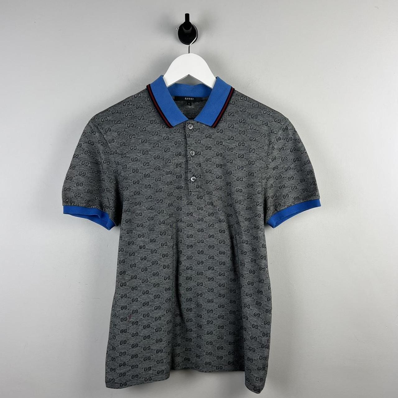 Tom Ford Vintage Gucci Pattern Shirt 00's Gucci Monogram Polo