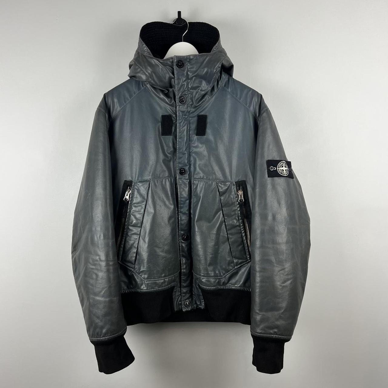 Stone Island Waxed Ice Heat Reactive Jacket (L)