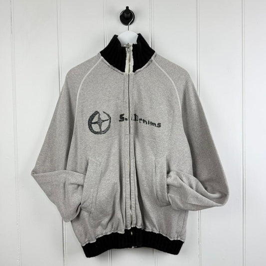 00s Stone Island Denims Knit Zip Jumper (L/XL)