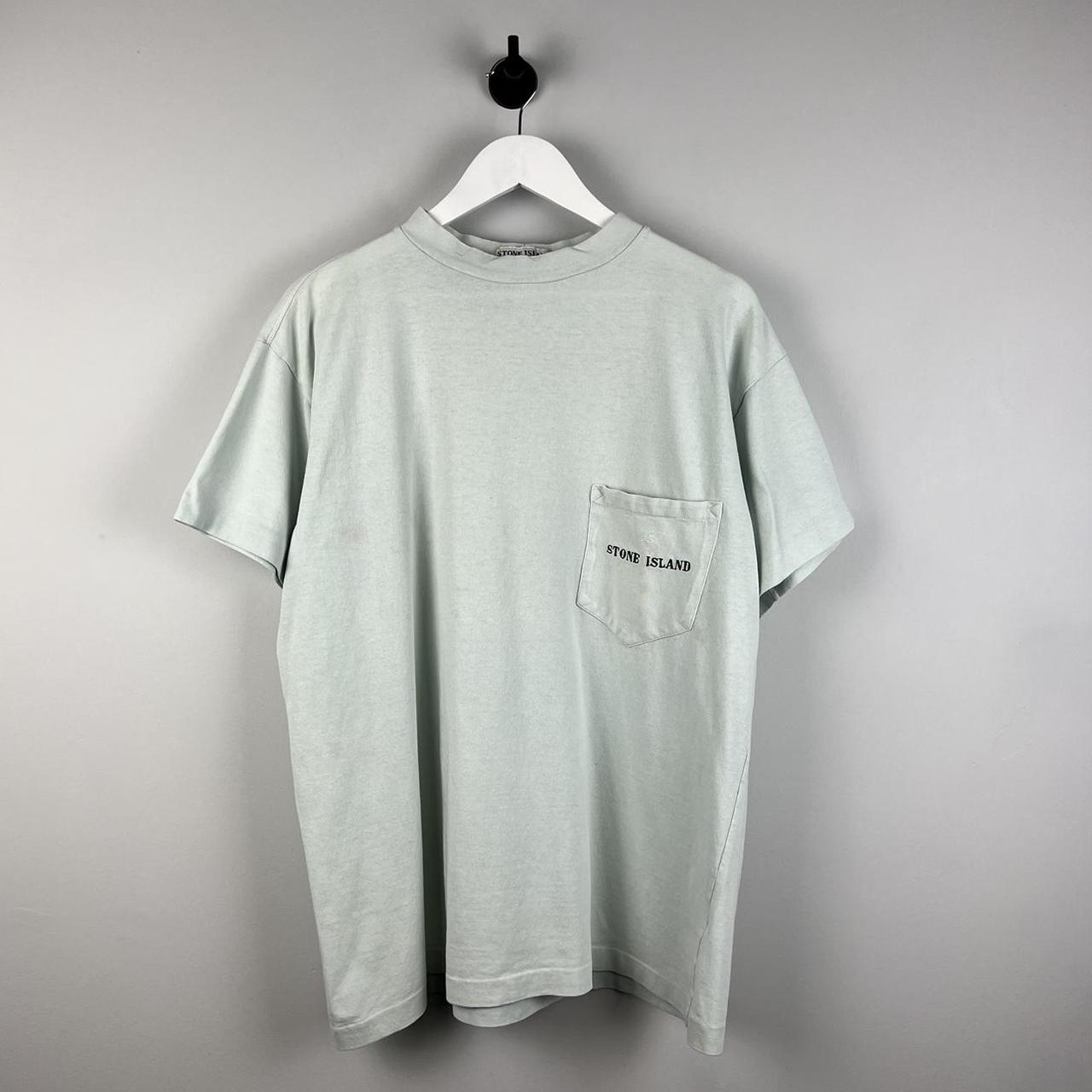 90’s Stone Island Embroidered Logo T-shirt (XL)