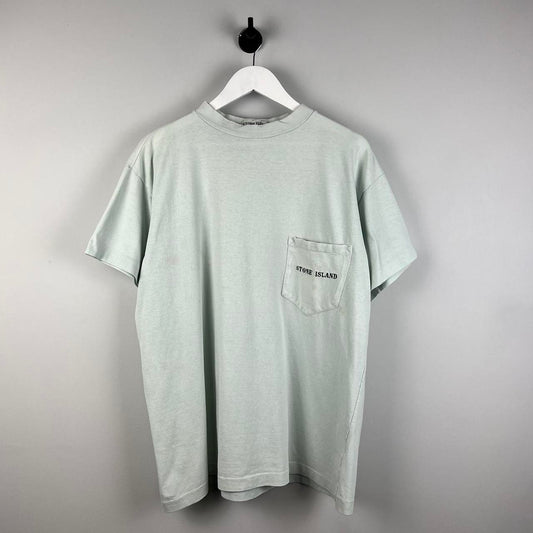 90’s Stone Island Embroidered Logo T-shirt (XL)