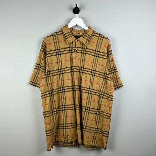 90's Burberry Golf Polo Shirt (L)