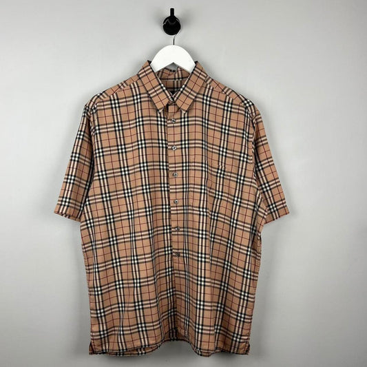 Vintage Burberry Nova Check Shirt SS (L)