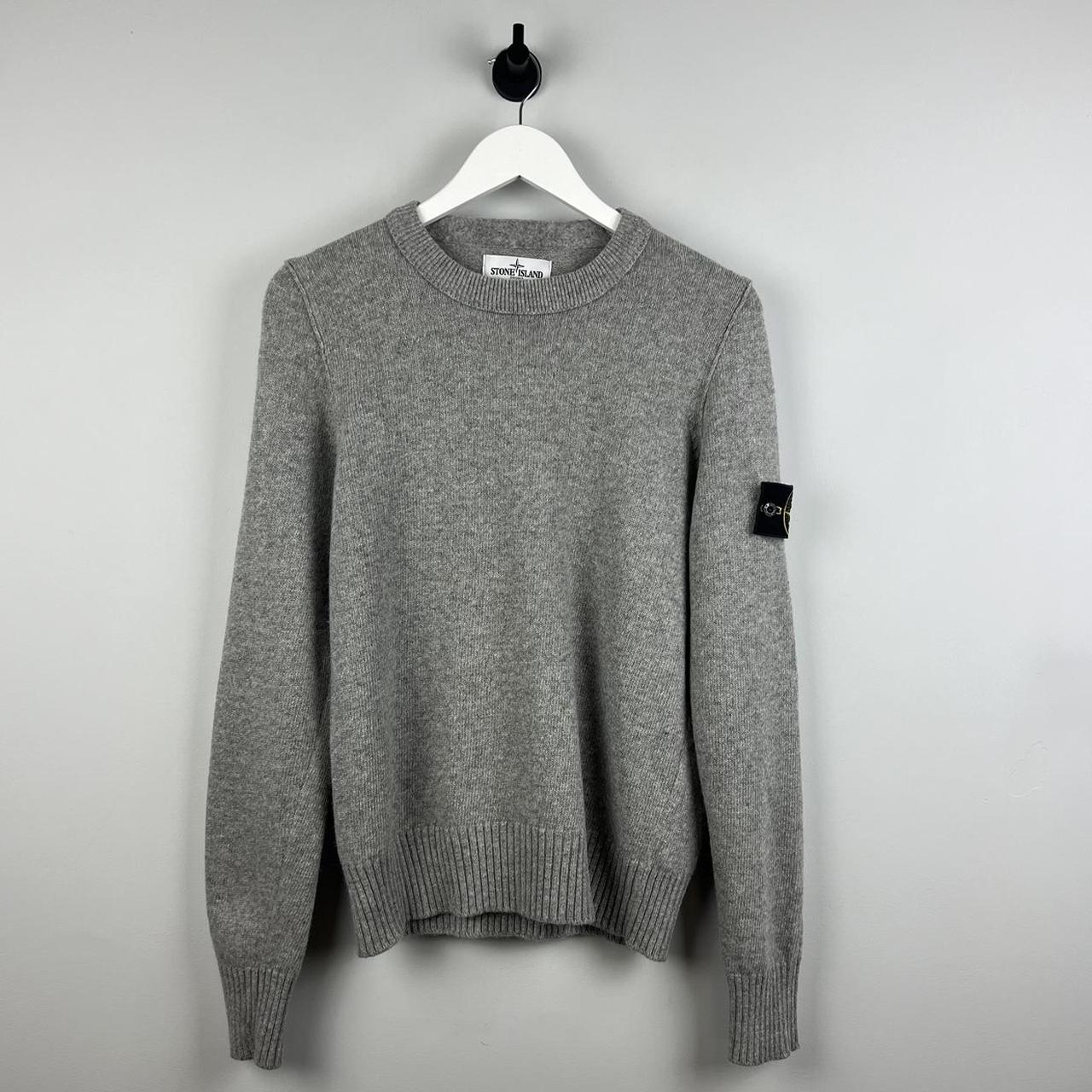 Stone Island Grey Knit Jumper (S)