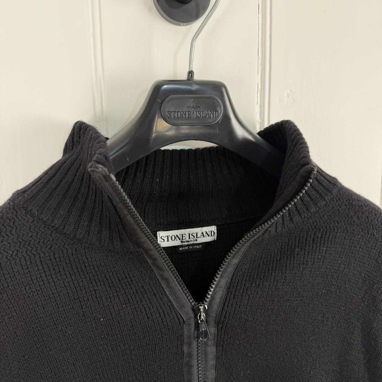 Mid 00s Stone Island Quarter Zip Knit (XL)
