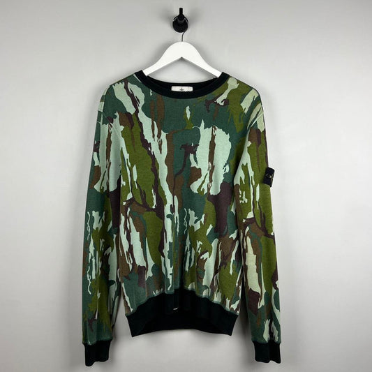 Stone Island Flowing Camo Sweater (L)