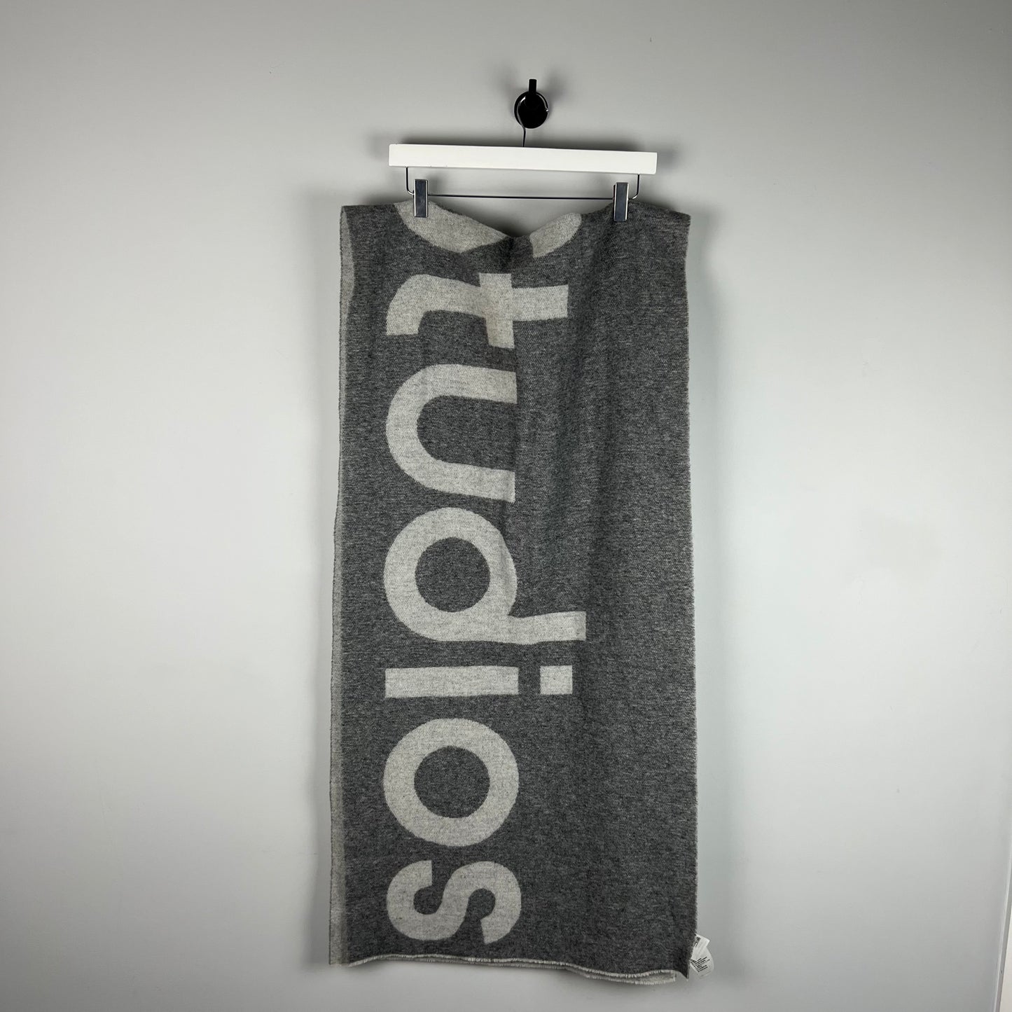 Acne Studios Logo Wool Scarf