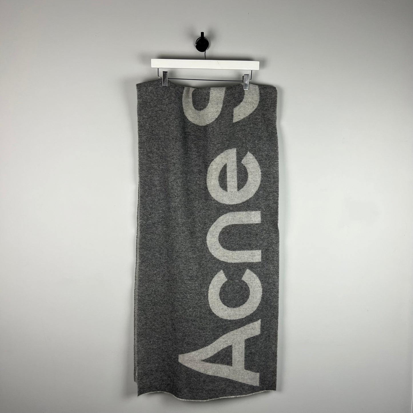 Acne Studios Logo Wool Scarf