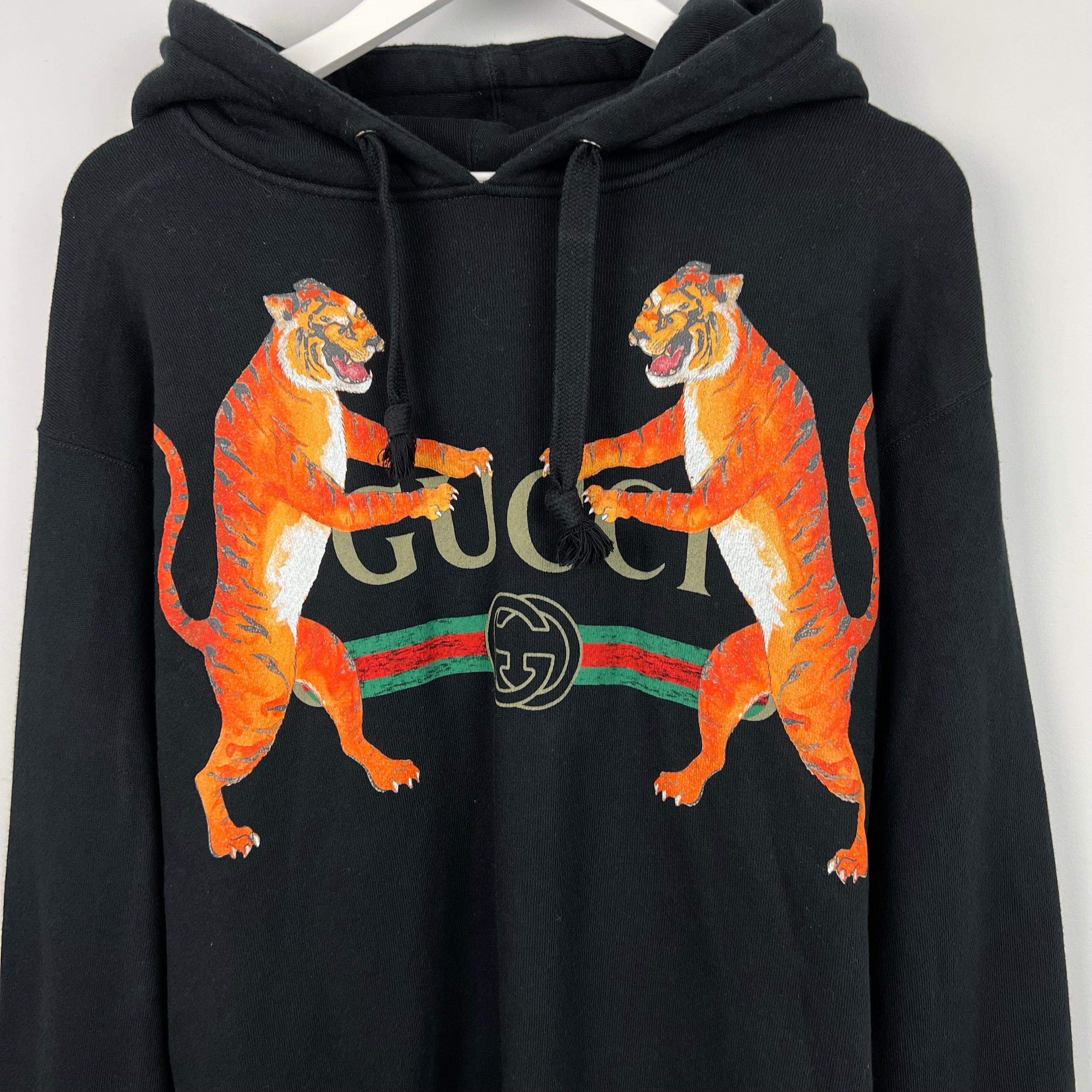 Gucci hotsell tiger hoodie