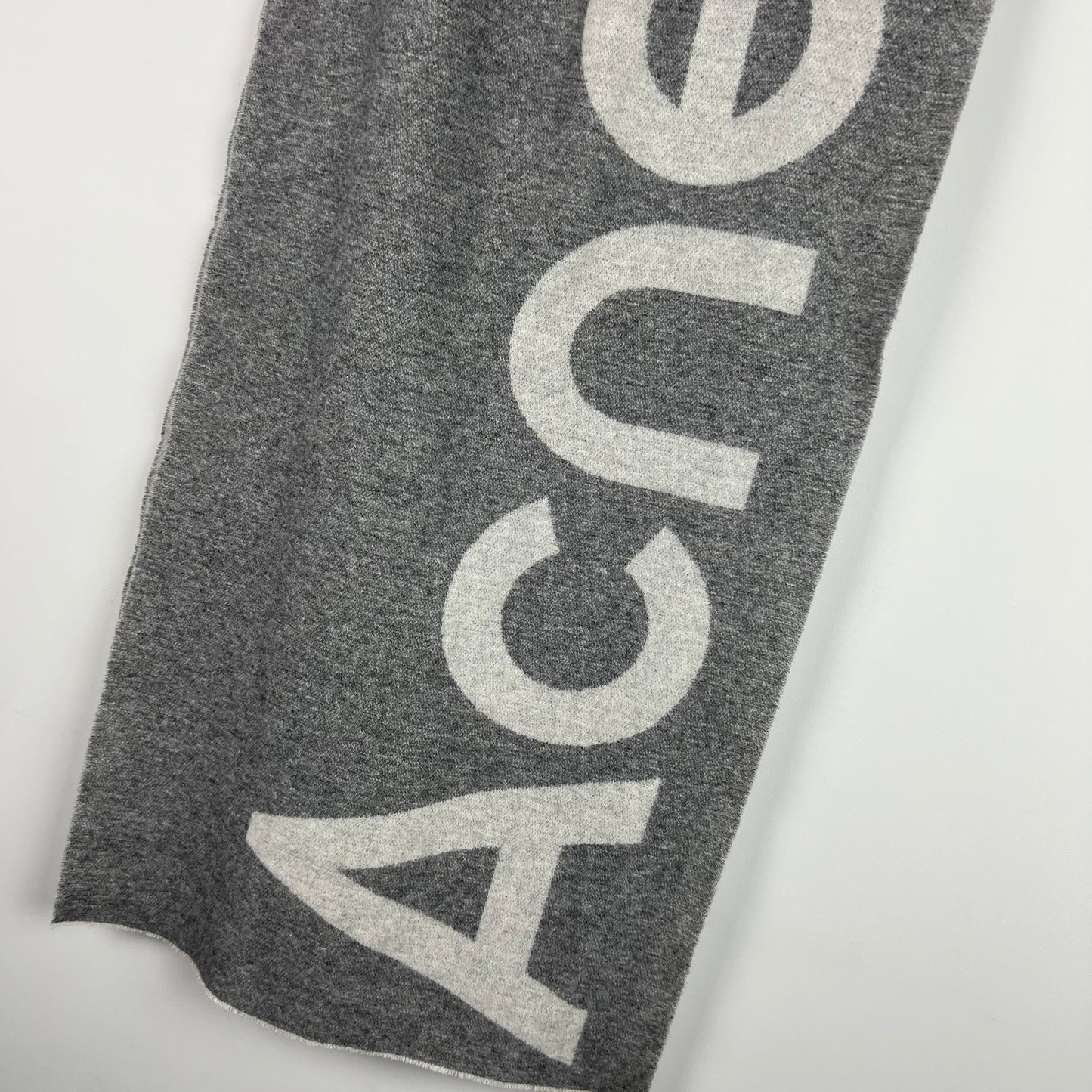 Acne Studios Logo Wool Scarf